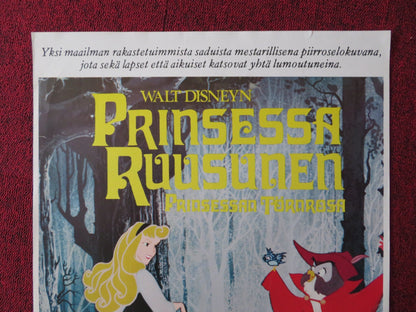 SLEEPING BEAUTY / PRINSESSA RUUSUNEN FINLAND POSTER DISNEY MARY COSTA 1959 Rendezvous Cinema Movie posters