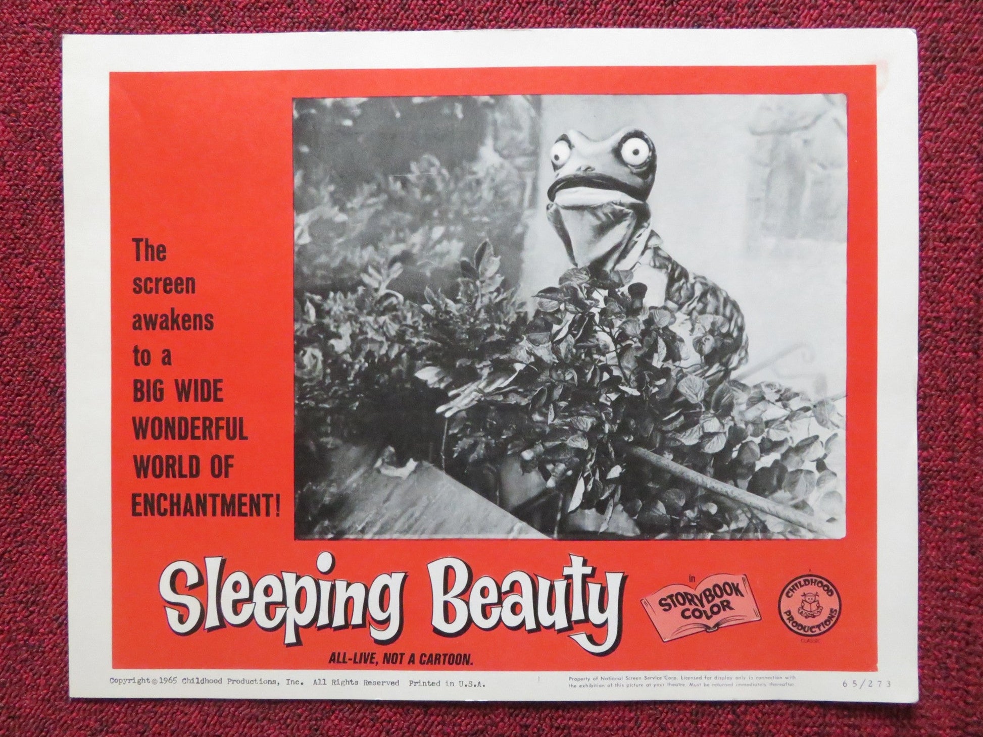 SLEEPING BEAUTY US LOBBY CARD SET KARIN HARDT FRITZ GENSCHOW 1965 Rendezvous Cinema Movie posters
