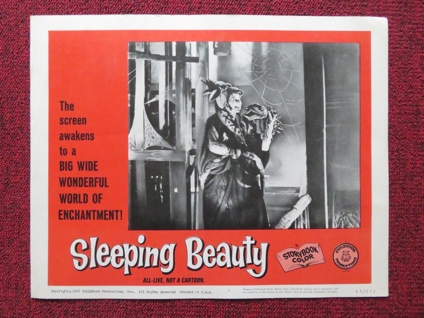 SLEEPING BEAUTY US LOBBY CARD SET KARIN HARDT FRITZ GENSCHOW 1965 Rendezvous Cinema Movie posters