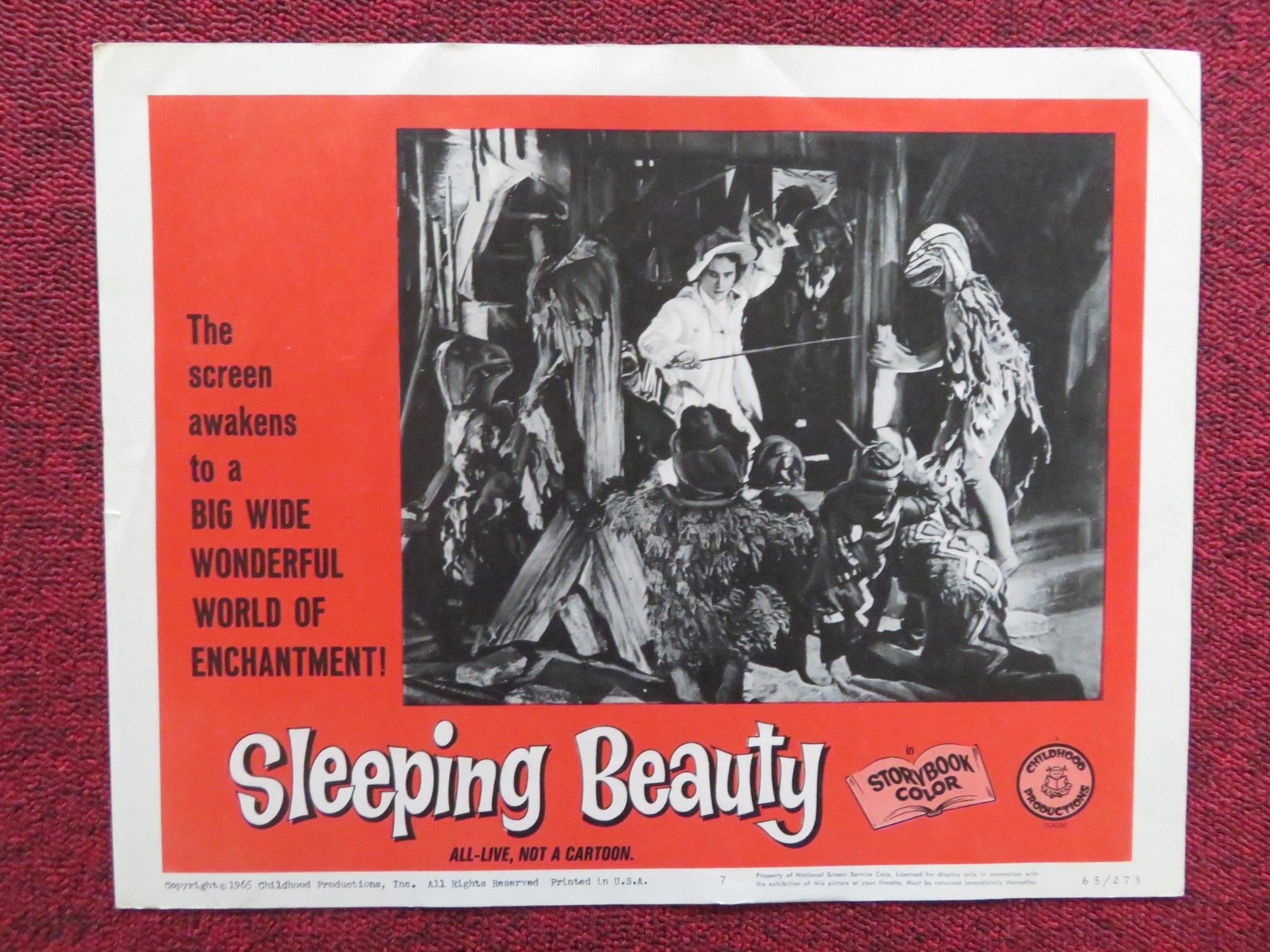 SLEEPING BEAUTY US LOBBY CARD SET KARIN HARDT FRITZ GENSCHOW 1965 Rendezvous Cinema Movie posters