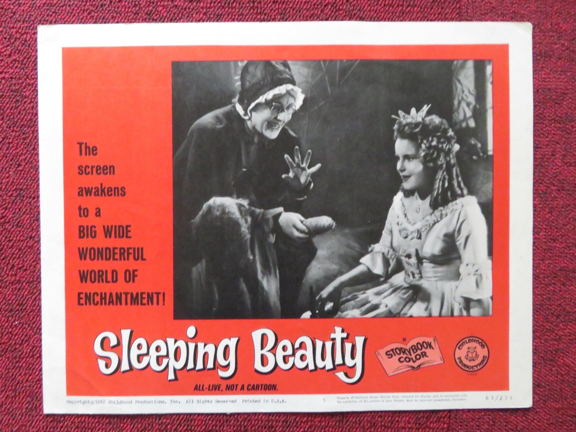SLEEPING BEAUTY US LOBBY CARD SET KARIN HARDT FRITZ GENSCHOW 1965 Rendezvous Cinema Movie posters