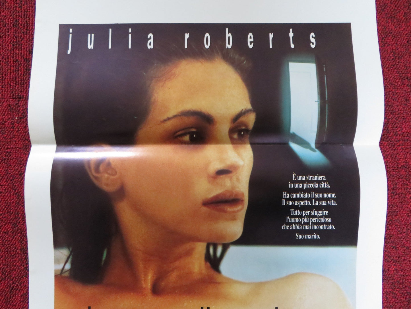 SLEEPING WITH THE ENEMY ITALIAN LOCANDINA POSTER JULIA ROBERTS P. BERGIN 1991 Rendezvous Cinema Movie posters