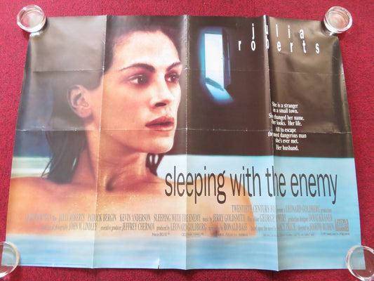SLEEPING WITH THE ENEMY UK QUAD (30"x 40") ROLLED POSTER JULIA ROBERTS 1991 Rendezvous Cinema Movie posters