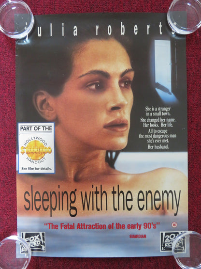 SLEEPING WITH THE ENEMY VHS VIDEO POSTER JULIA ROBERTS PATRICK BERGIN 1991 Rendezvous Cinema Movie posters