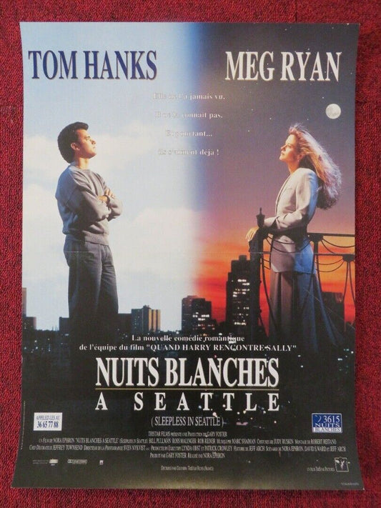 SLEEPLESS IN SEATTLE FRENCH (15"x 21") POSTER MEG RYAN TOM HANKS 1993 Movie posters