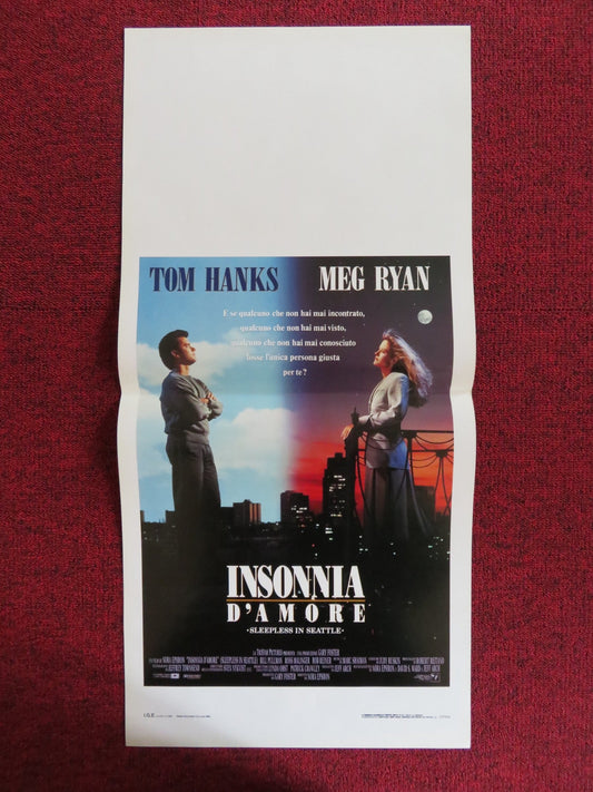 SLEEPLESS IN SEATTLE ITALIAN LOCANDINA POSTER TOM HANKS MEG RYAN 1993 Rendezvous Cinema Movie posters