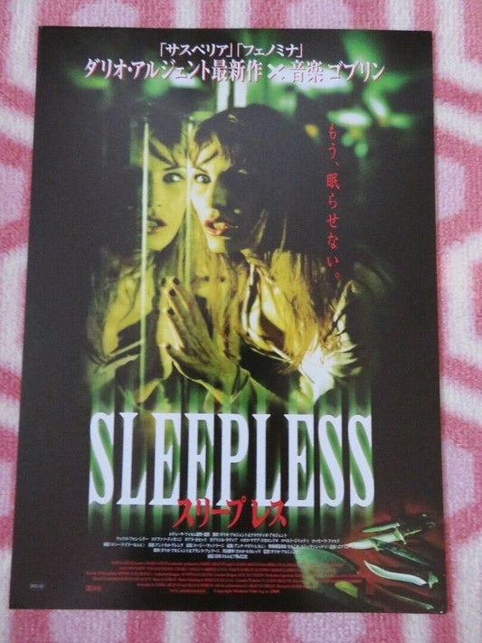 SLEEPLESS JAPANESE CHIRASHI (B5) POSTER MAX VON SYDOW 2001 Movie posters