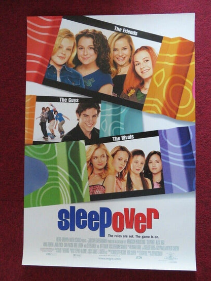 SLEEPOVER US ONE SHEET ROLLED POSTER ALEXA VEGA MIKA BOOREM 2004 Movie posters