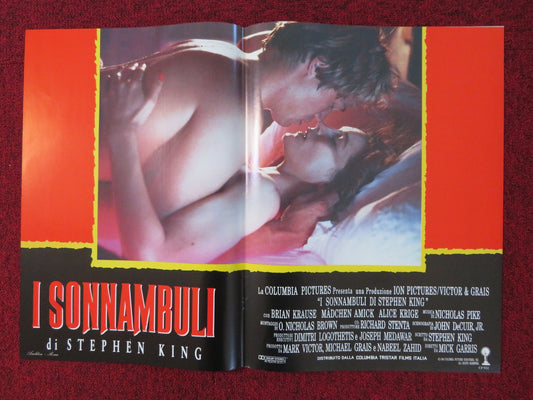 SLEEPWALKERS - D ITALIAN FOTOBUSTA POSTER STEPHEN KING BRIAN KRAUSE 1992 Rendezvous Cinema Movie posters