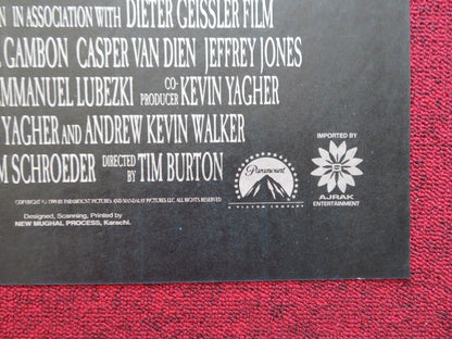 SLEEPY HOLLOW FOLDED TURKISH ONE SHEET POSTER TIM BURTON JOHNNY DEPP 1999 - Rendezvous Cinema