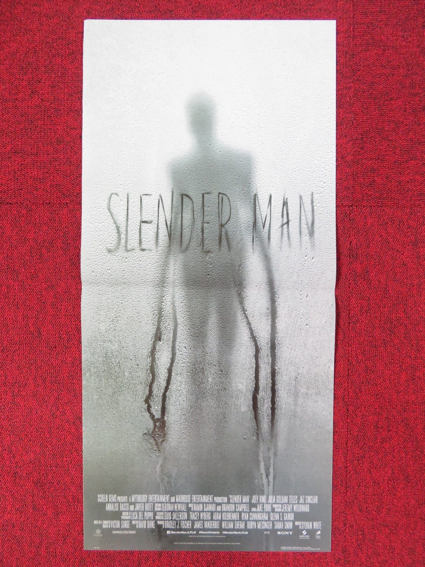 SLENDER MAN ITALIAN LOCANDINA POSTER JOEY KING JULIA GOLDANI TELLES 2018 Rendezvous Cinema Movie posters