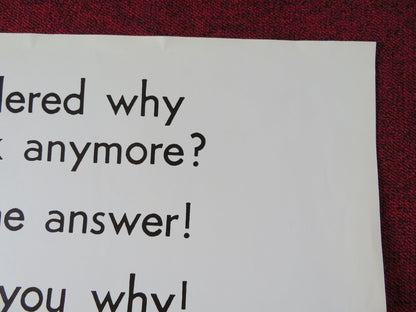 SLIP UP US TRI FOLDED ONE SHEET ROLLED POSTER DARBY LLOYD RAINS J. GILLIS 1975 Rendezvous Cinema Movie posters