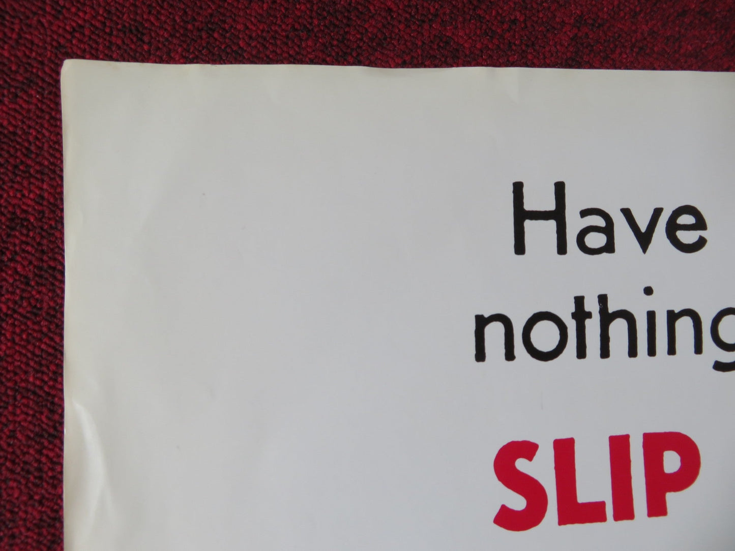 SLIP UP US TRI FOLDED ONE SHEET ROLLED POSTER DARBY LLOYD RAINS J. GILLIS 1975 Rendezvous Cinema Movie posters