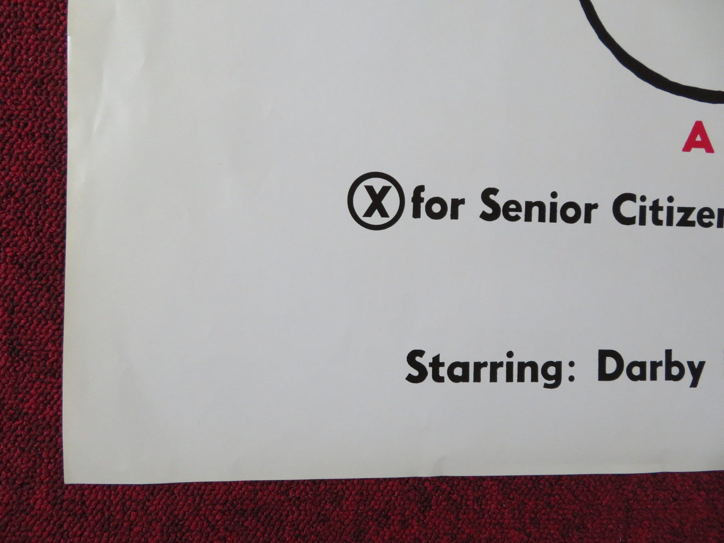 SLIP UP US TRI FOLDED ONE SHEET ROLLED POSTER DARBY LLOYD RAINS J. GILLIS 1975 Rendezvous Cinema Movie posters