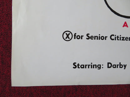 SLIP UP US TRI FOLDED ONE SHEET ROLLED POSTER DARBY LLOYD RAINS J. GILLIS 1975 Rendezvous Cinema Movie posters