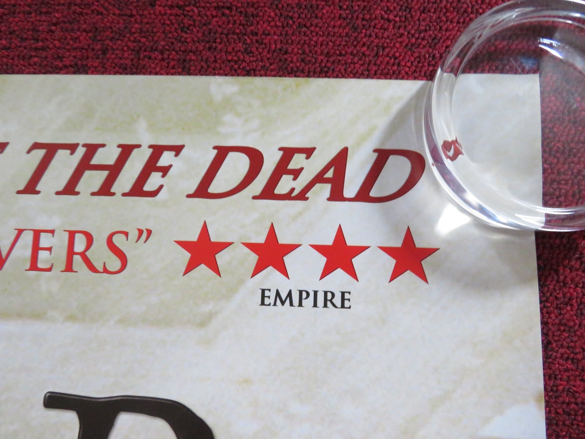 SLITHER UK QUAD (30"x 40") ROLLED POSTER DON THOMPSON NATHAN FILLION 2006 Rendezvous Cinema Movie posters