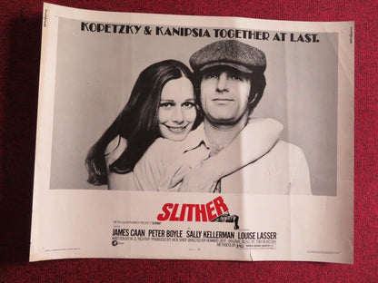 SLITHER US HALF SHEET (22"x 28") POSTER JAMES CAAN PETER BOYLE 1973 Movie posters