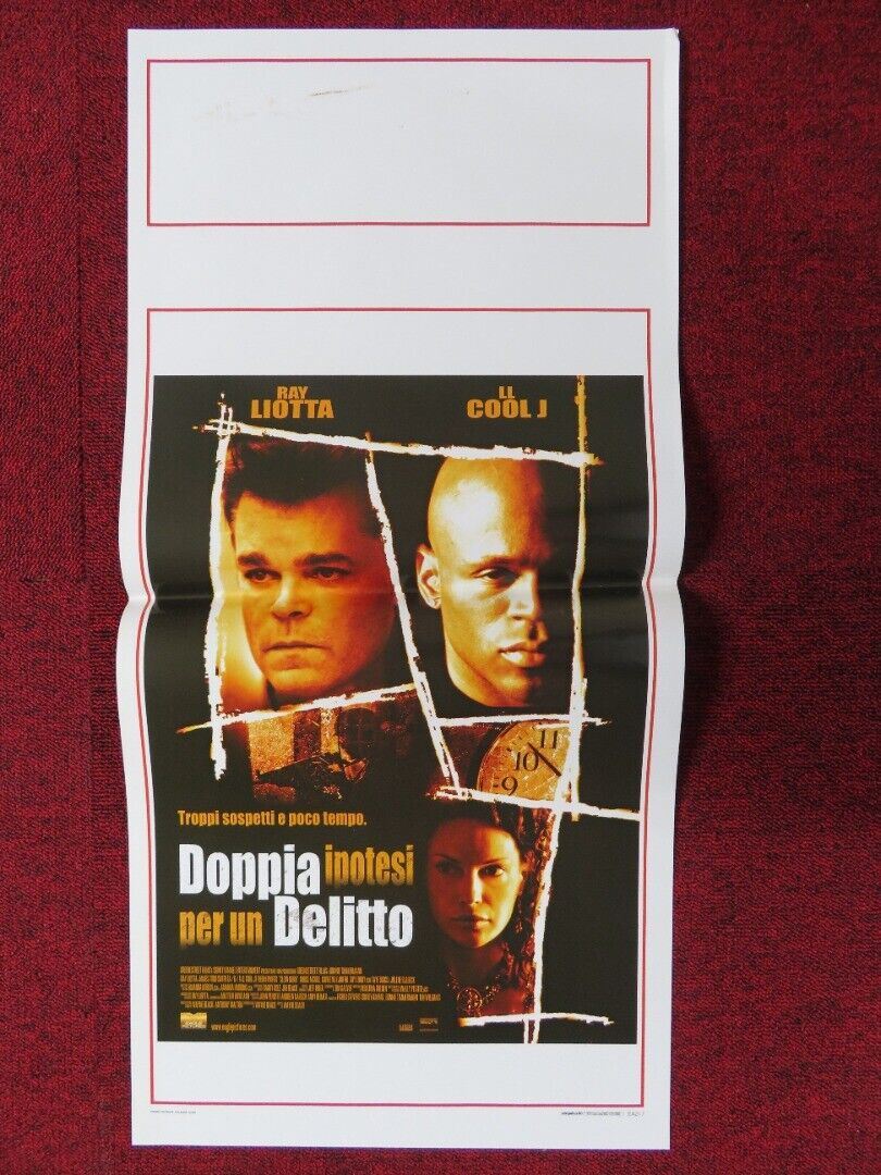SLOW BURN ITALIAN LOCANDINA (27.5"x13") POSTER RAY LIOTTA LL COOL J 2006 - Rendezvous Cinema