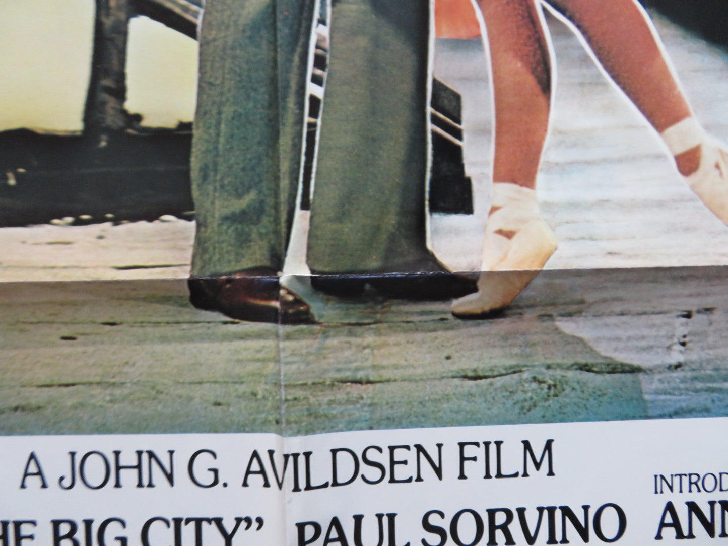 SLOW DANCING IN THE BIG CITY - STYLE B FOLDED US ONE SHEET POSTER P. SORVINO 1978 Rendezvous Cinema Movie posters