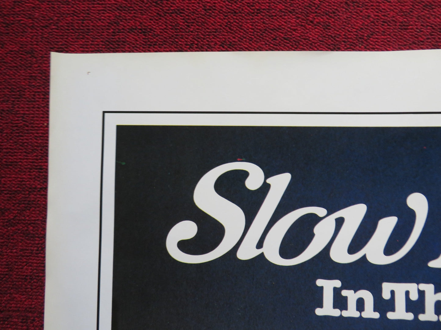 SLOW DANCING IN THE BIG CITY - STYLE B FOLDED US ONE SHEET POSTER P. SORVINO 1978 Rendezvous Cinema Movie posters