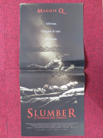 SLUMBER ITALIAN LOCANDINA (26.5"x12.5") POSTER MAGGIE Q WILL KEMP 2017 - Rendezvous Cinema