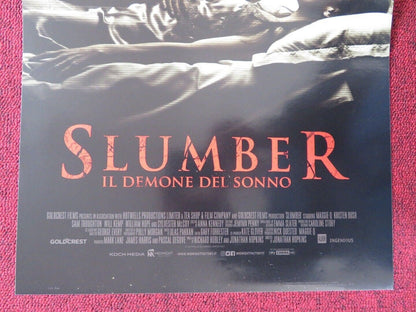 SLUMBER ITALIAN LOCANDINA (26.5"x12.5") POSTER MAGGIE Q WILL KEMP 2017 - Rendezvous Cinema