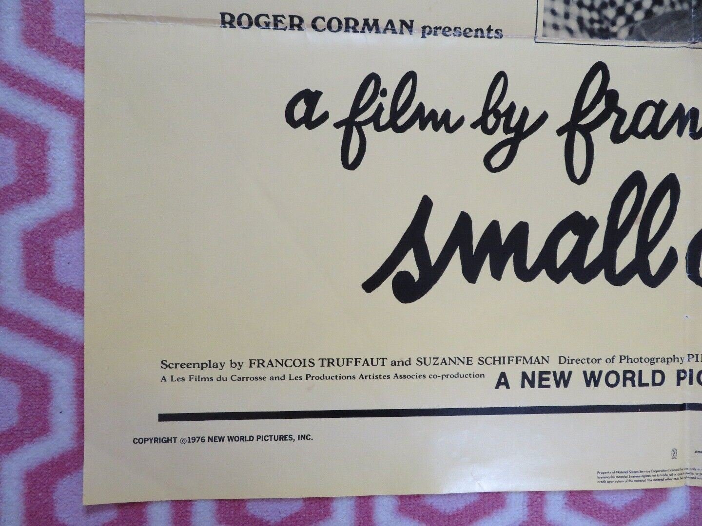 SMALL CHANGE FOLDED US ONE SHEET POSTER FRANCOIS TRUFFAUT 1976 Movie posters