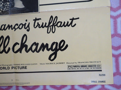 SMALL CHANGE FOLDED US ONE SHEET POSTER FRANCOIS TRUFFAUT 1976 Movie posters