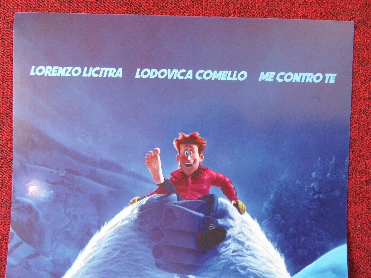 SMALL FOOT ITALIAN LOCANDINA (26.5"x12.5") POSTER LORENZO LICITRA 2008 Movie posters