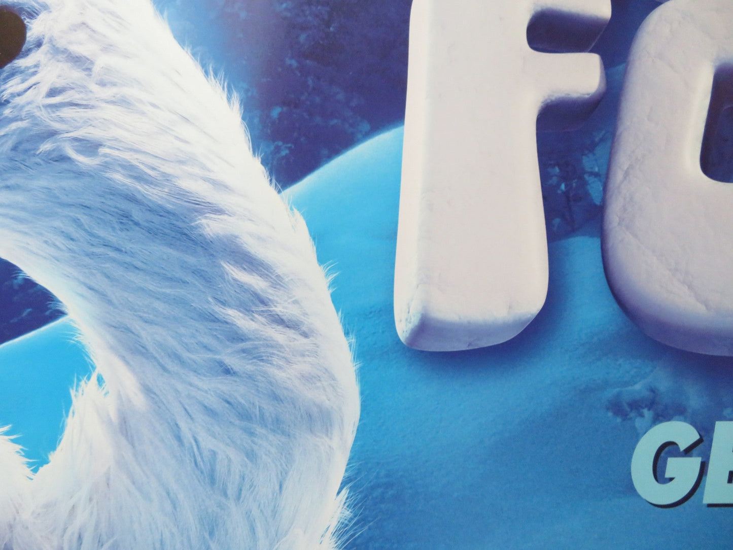 SMALLFOOT UK QUAD (30"x 40") ROLLED POSTER CHANNING TATUM JAMES CORDEN 2018 Rendezvous Cinema Movie posters