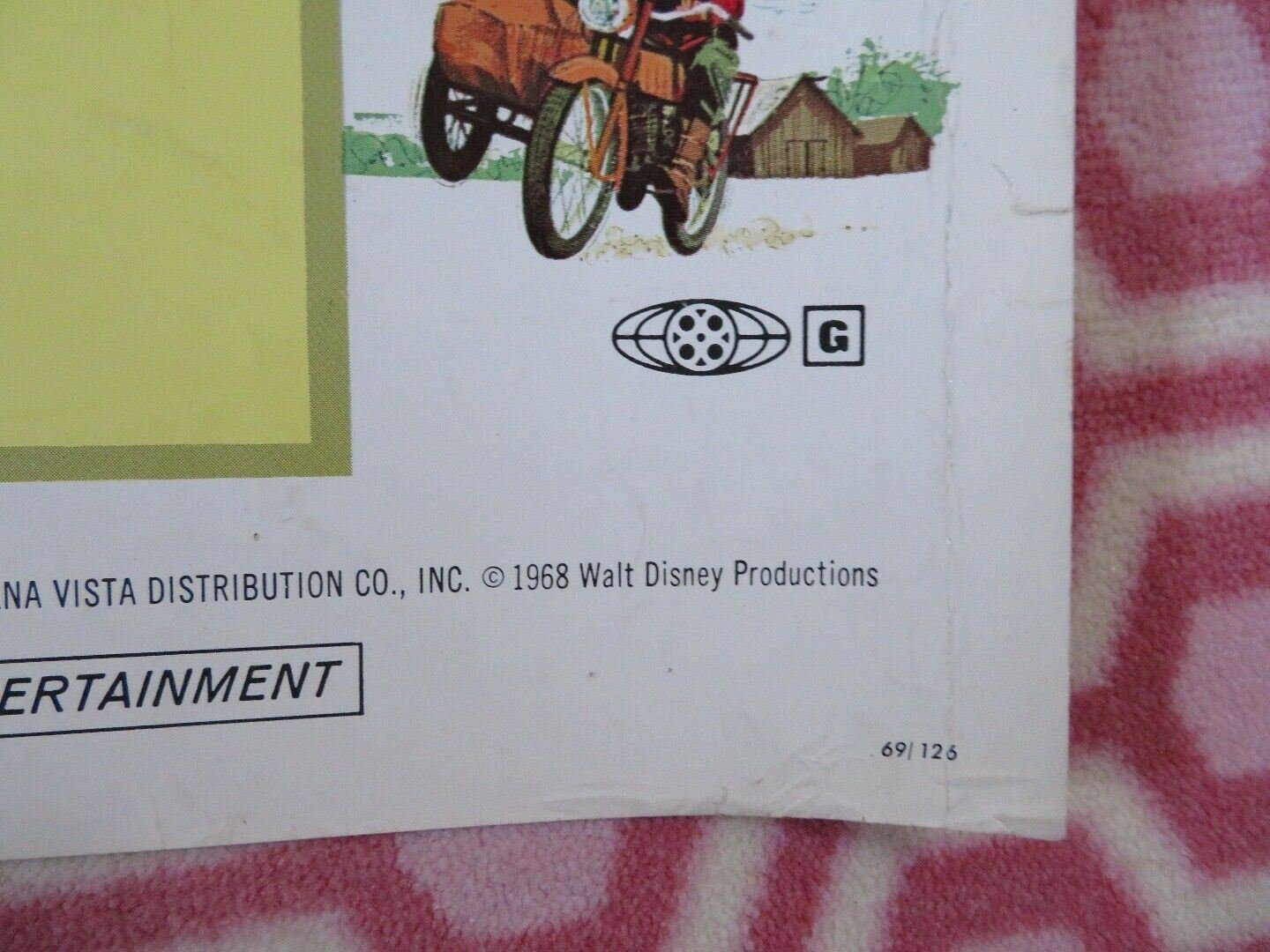 SMITH! US HALF SHEET (22"x 28") POSTER DISNEY GLENN FORD 1969 Movie posters