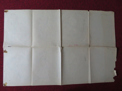 SMOKE SIGNAL FOLDED US ONE SHEET POSTER DANA ANDREWS PIPER LAURIE 1955 Movie posters