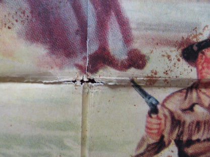 SMOKE SIGNAL FOLDED US ONE SHEET POSTER DANA ANDREWS PIPER LAURIE 1955 Movie posters