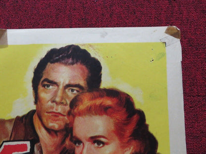 SMOKE SIGNAL FOLDED US ONE SHEET POSTER DANA ANDREWS PIPER LAURIE 1955 Movie posters