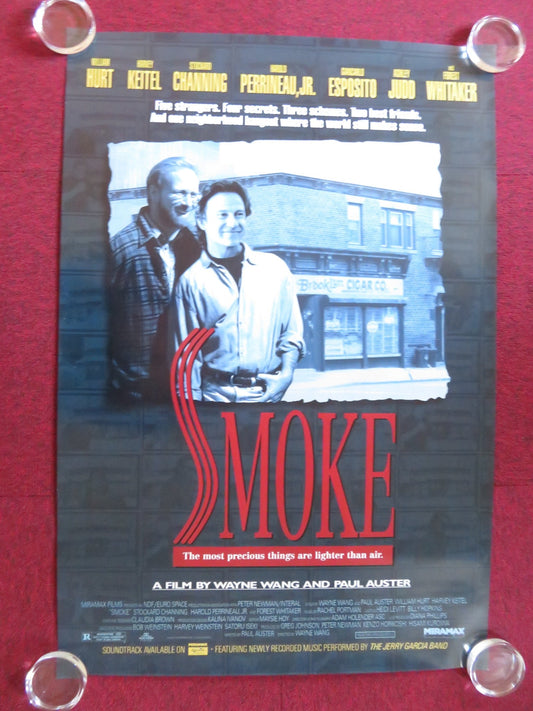 SMOKE US ONE SHEET ROLLED POSTER WILLIAM HURT HARVEY KEITEL 1995 Rendezvous Cinema Movie posters