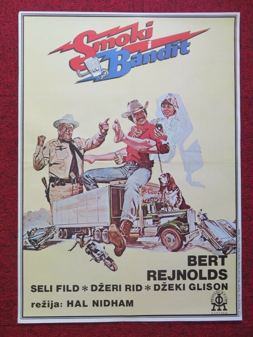 SMOKEY AND THE BANDIT YUGOSLAVIAN (19.5"x 27") POSTER BURT REYNOLDS 1977 Movie posters