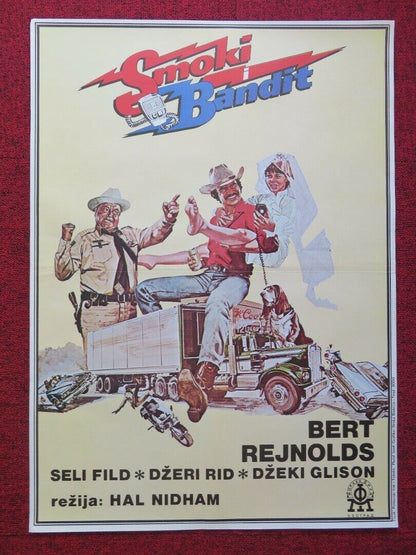 SMOKEY AND THE BANDIT YUGOSLAVIAN (19.5"x 27") POSTER BURT REYNOLDS 1977 Movie posters