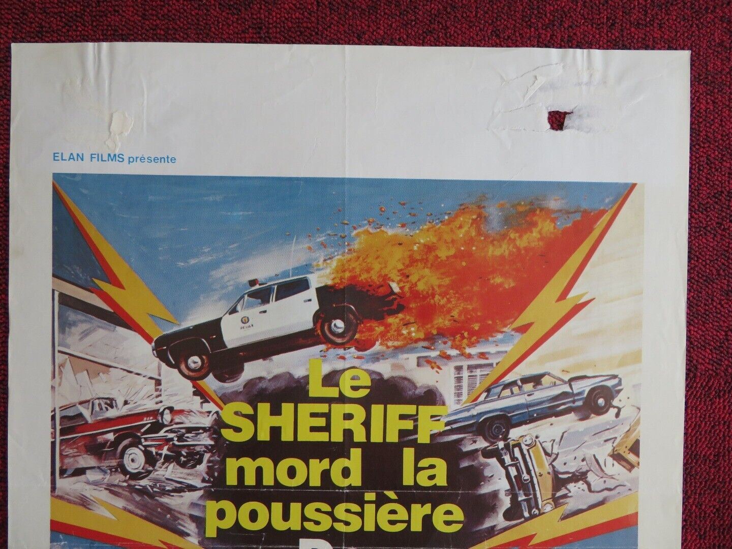 SMOKEY BITES THE DUST BELGIUM POSTER JIMMY MCNICOL JANET JULIAN 1981 - Rendezvous Cinema