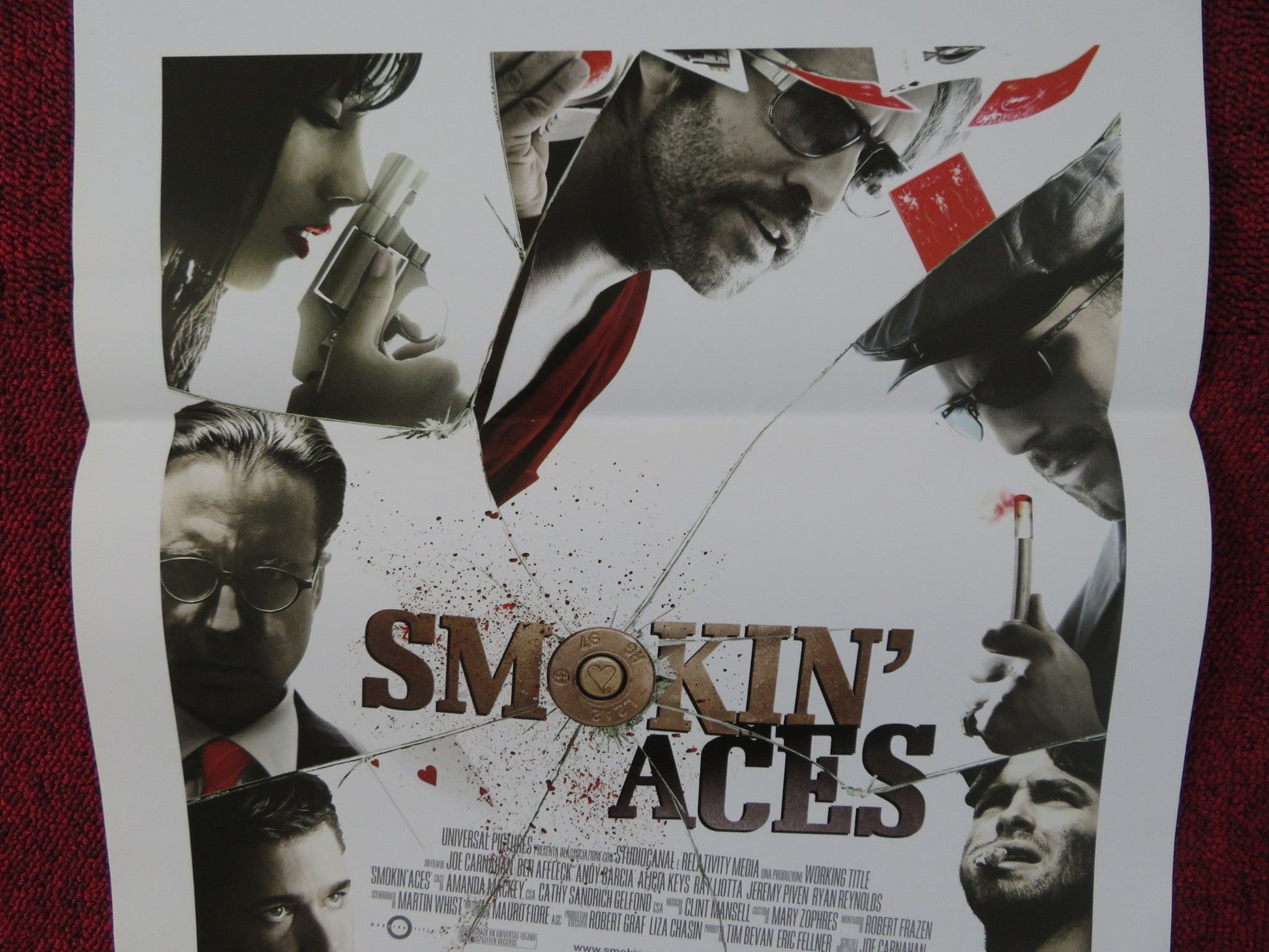 SMOKIN'S ACES ITALIAN LOCANDINA POSTER RYAN REYNOLDS RAY LIOTTA 2006 Rendezvous Cinema Movie posters