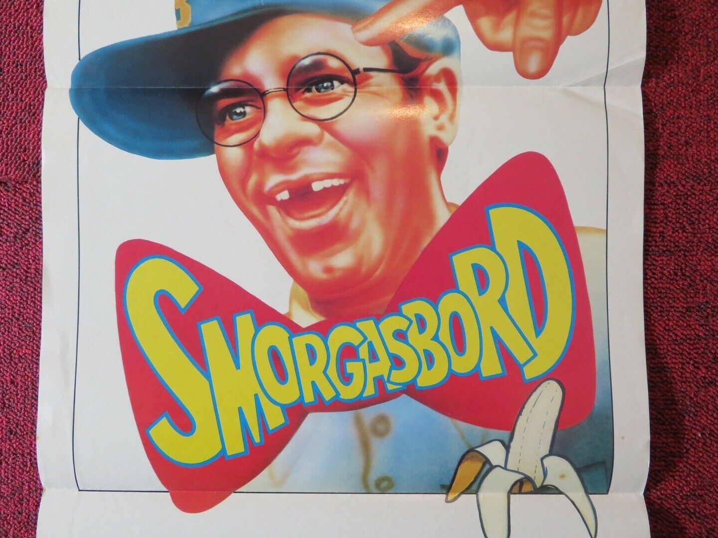 SMORGASBOARD / CRACKING UP FOLDED AUSTRALIAN DAYBILL POSTER Jerry Lewis 1983 Movie posters