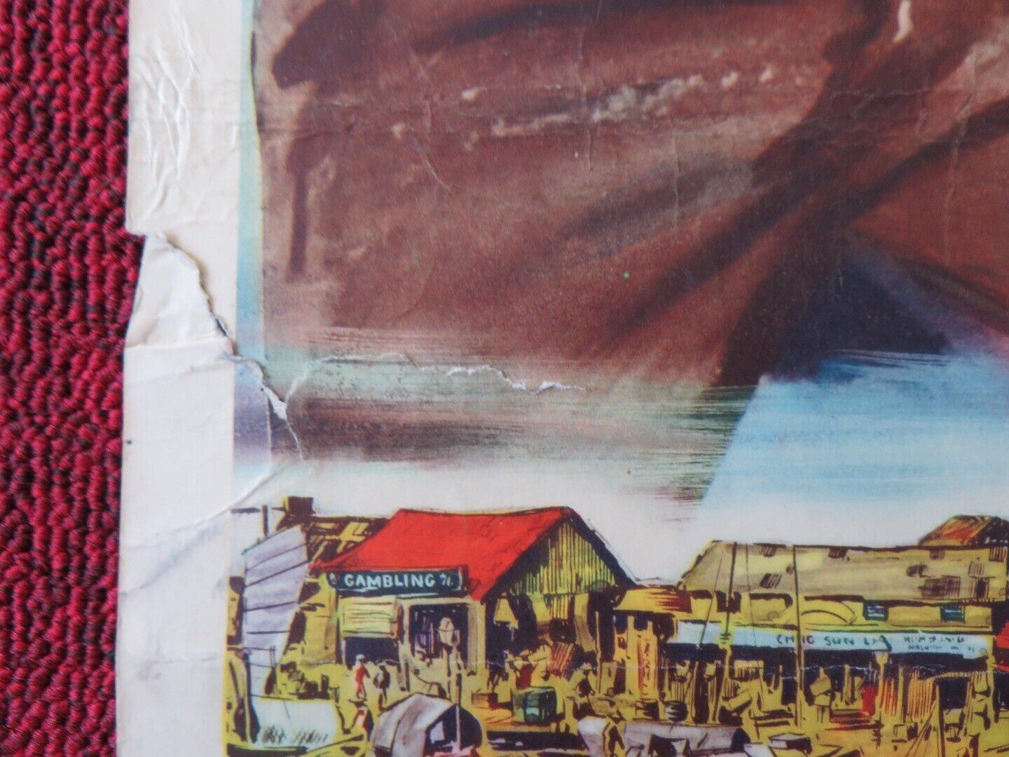 SMUGGLER'S ISLAND US INSERT (14"x 36") POSTER JEFF CHANDLER 1951 Movie posters