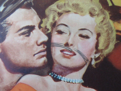 SMUGGLER'S ISLAND US INSERT (14"x 36") POSTER JEFF CHANDLER 1951 Movie posters