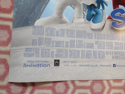 SMURFS 2 QUAD (30"x 40") ROLLED POSTER KATY PERRY NEIL PATRICK 2013 - Rendezvous Cinema