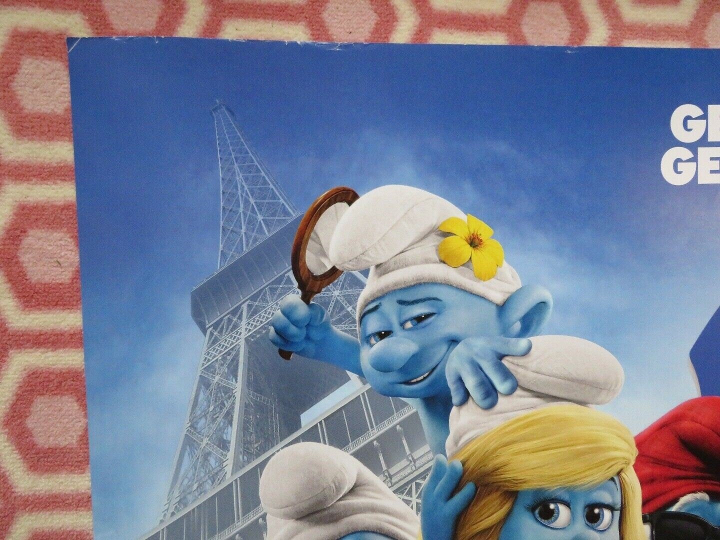 SMURFS 2 QUAD (30"x 40") ROLLED POSTER KATY PERRY NEIL PATRICK 2013 - Rendezvous Cinema