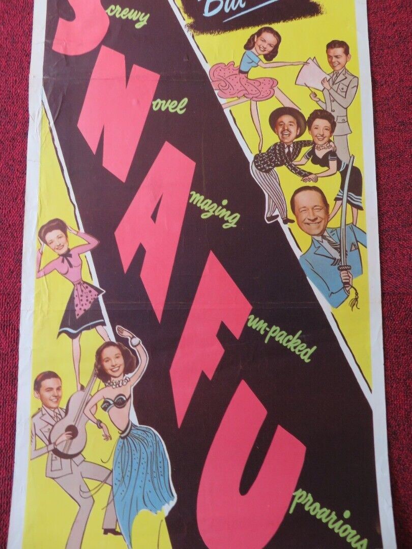 SNAFU US INSERT (14"x 36") POSTER FRANK ROBERT BENCHLEY VERA VAGUE 1945 Movie posters