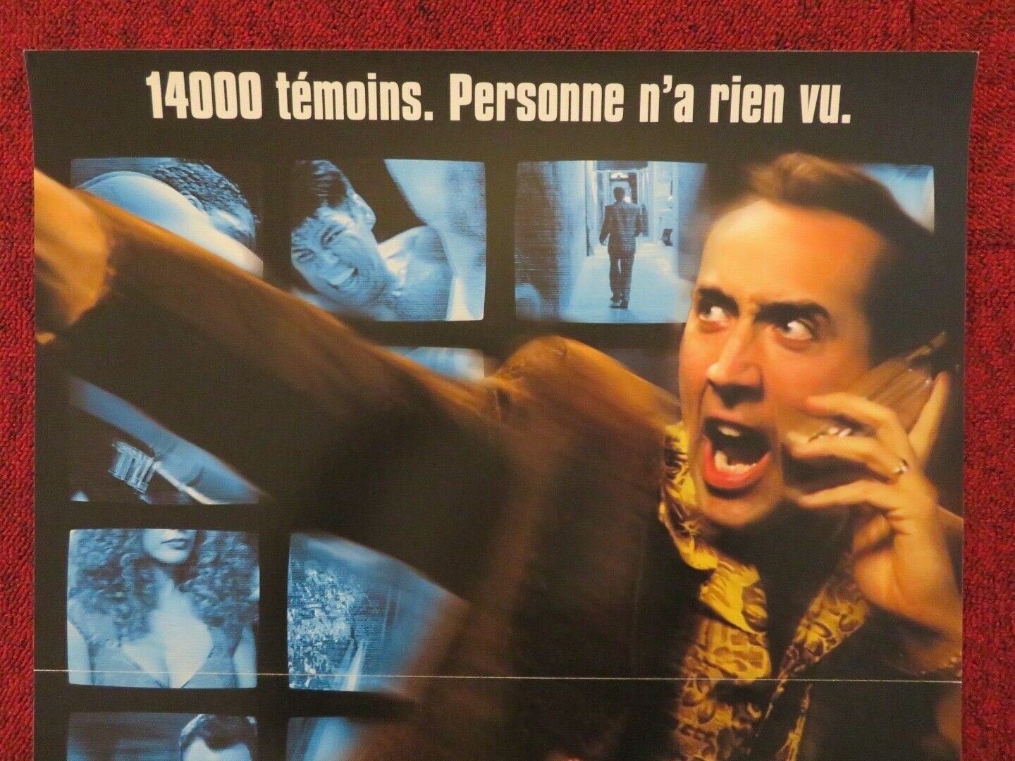 SNAKE EYES FRENCH (15"x 21") POSTER NICOLAS CAGE GARY SINISE 1998 Movie posters