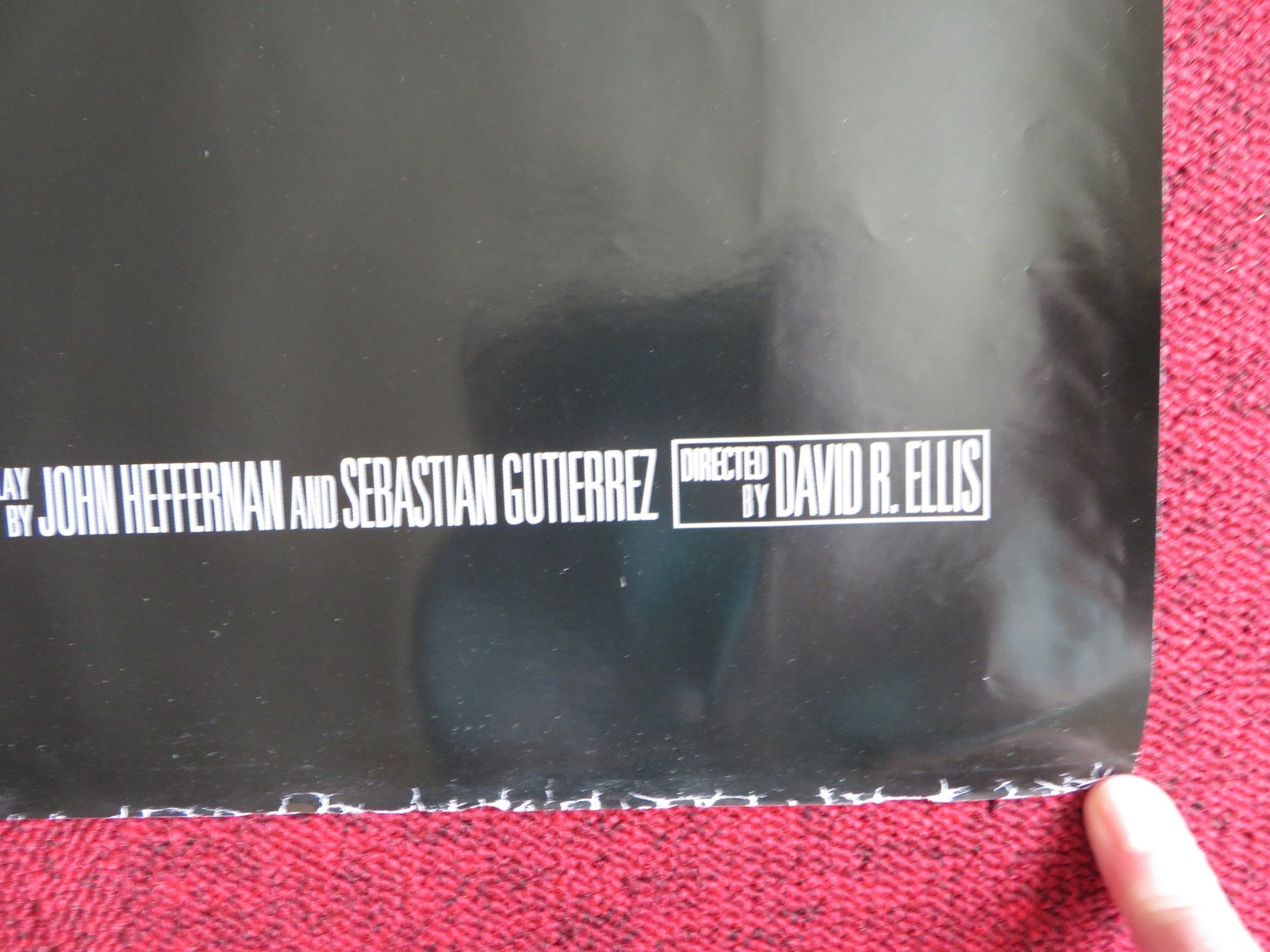 SNAKES ON A PLANE UK QUAD (30"x 40") ROLLED POSTER SAMUEL L. JACKSON 2006 Rendezvous Cinema Movie posters