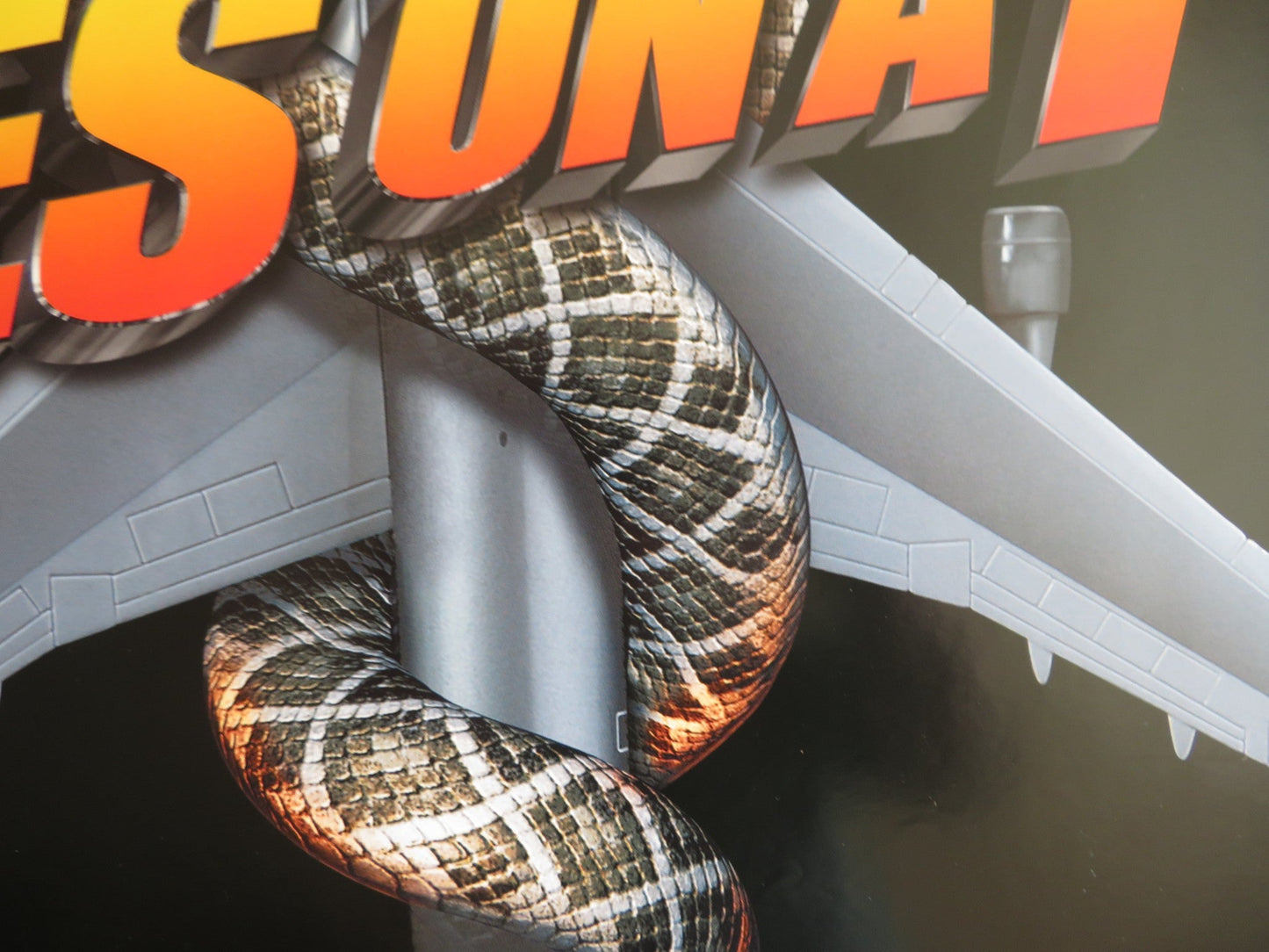 SNAKES ON A PLANE UK QUAD (30"x 40") ROLLED POSTER SAMUEL L. JACKSON 2006 Rendezvous Cinema Movie posters