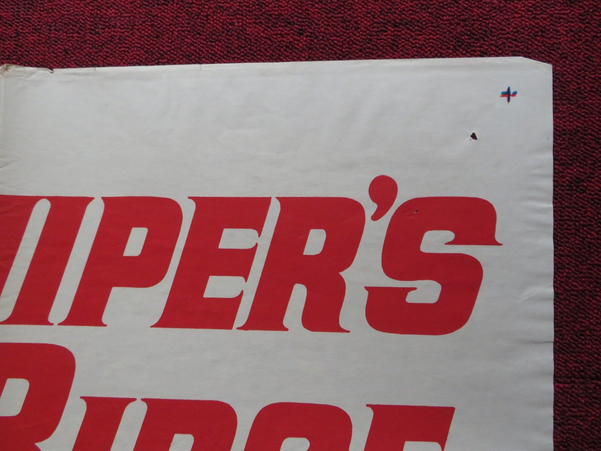 SNIPER'S RIDGE FOLDED US ONE SHEET POSTER JACK GING STANLEY CLEMENTS 1961 Rendezvous Cinema Movie posters