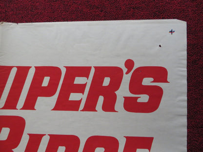 SNIPER'S RIDGE FOLDED US ONE SHEET POSTER JACK GING STANLEY CLEMENTS 1961 Rendezvous Cinema Movie posters